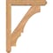 Ekena Millwork Balboa Craftsman Smooth Bracket w/ Offset Brace, Western Red Cedar, 5 1/2"W x 28"D x 36"H BKT0604X28X36BOA04SWR - alternate 4